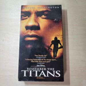 Remember the‎ Titans VHS Denzel Washington Walt Disney Sealed New